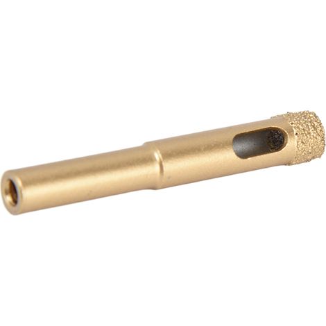 Foret diamanté pour percer et découper les trous, outil de perçage et de coupe, adapté au verre et au granit, tige ronde de 10 mm. (1/5)