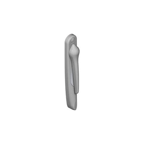Poignée 20° extérieur 5511 Saillie réduite-Gris INOX claro-Droite-DS5511-D870