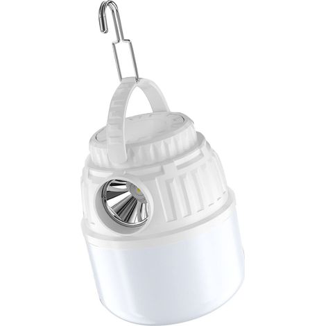 Lanterna da campeggio a LED, luce di emergenza con indicatore di carica intelligente per picnic (ricarica tramite USB Type-C) (1/5)