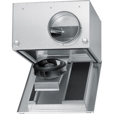 Helios SB 250 E Silentbox Rohrventilator DN 250, 1-PH 230V schallgedämpft, 1080m3/h, 165W