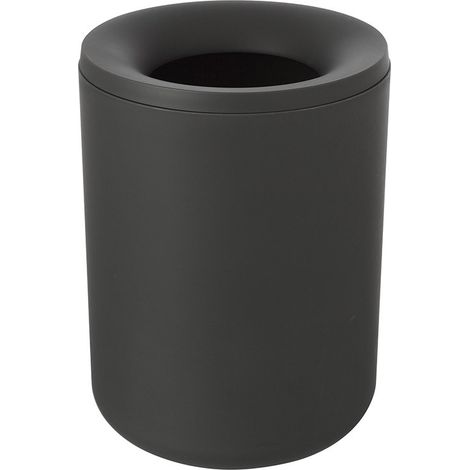 Pattumiera In Plastica Color Grigio Stile Moderno (1/4)