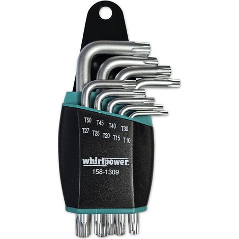 Set di 9 chiavi maschio Allen BTR Torx corte - da T10 a T50
