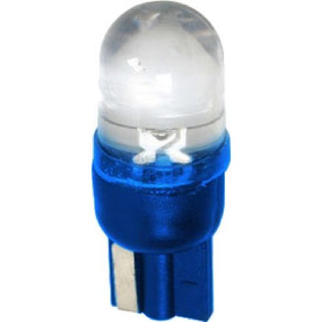 2x Ampoule led T10 wedge bleu 24V