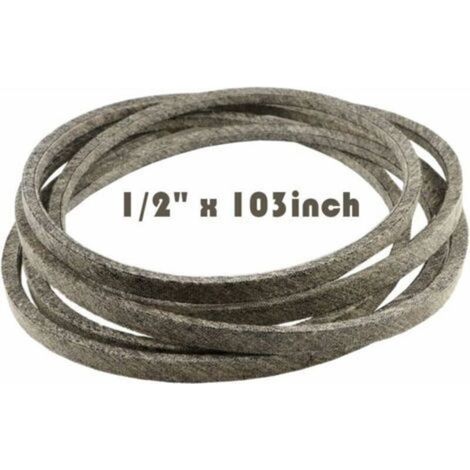 Courroie trapézoïdale pour tondeuse 1/2x103 pouces – Fibre de para-aramide – Remplace GX20072, GY20570, 754-04219, 954-04219 (1/5)