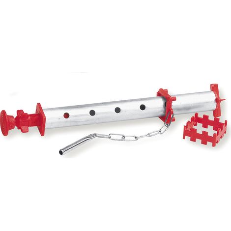 Fixe-règle par vérin – Réglage de 15 à 36 cm entre la règle et le plafond – Accessoire pour implantation et maintien des cloisons