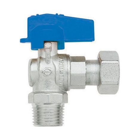 RUBINETTO A SFERA SQUADRA MASCHIO - DADO GIREVOLE FEMMINA- 1/2 x 1/2  DN 10  PN 10- FIV- pezzi 1