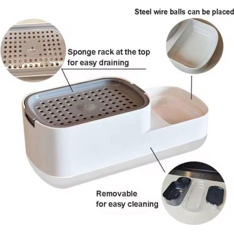 Distributeur de savon automatique - Unbrand - Sans contact - Design moderne - Plastique durable - Capteur automatique (1/5)