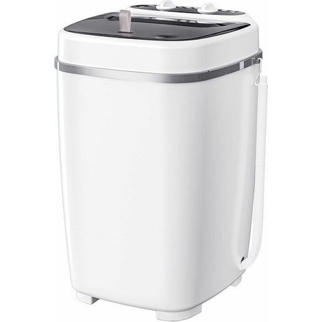 LEDANDER Mini machine à laver portable, capacité de 7,5 kg, compacte, idéale pour appartement, résidence étudiante, camping-car, camping, voyages, chaussettes, sous-vêtements, vêtements de bébé