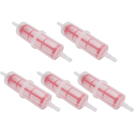 Filter 5pcs Die-Salt Fuel Filter Compatible with H-gv Forklift 8mm/0.3" or 10mm/0.4" Hose Fuel Filter Fuel Filter (1/5)