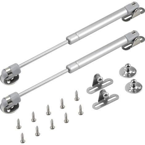 Vérins à gaz pour meubles, ressorts hydrauliques pour portes de placards de cuisine, 200 N, lot de 2 (1/4)