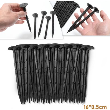 Wolketon Picchetti per ancoraggio al suolo 600 pezzi Chiodi da terra Tessuto non tessuto da giardino Tessuto non tessuto da giardinaggio