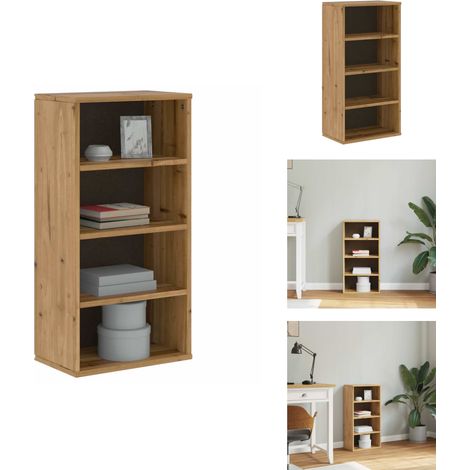 Armoire latérale ODDA 40x24x79 cm bois massif pin - Armoire Latérale - Armoires Latérales - Armoire - Meuble De Rangement (1/5)
