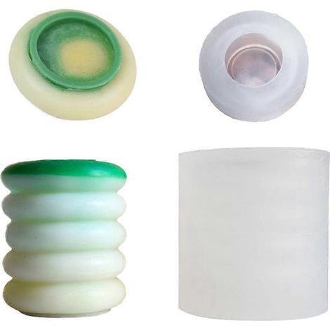 Moule en silicone pour bougie, pot de fleurs DIY, outil de meulage pour pierre expansée en plâtre