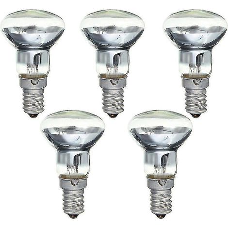 Ampoule à incandescence de remplacement E14 R39 30W à vis, réflecteur transparent, pour lampe à lave (1/5)