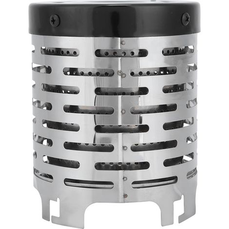 Couvercle chauffant pour mini-réchaud portable en acier inoxydable, protection pour chauffage d'extérieur (1/5)
