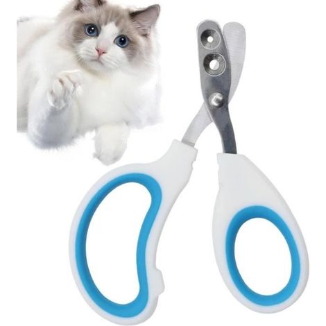 Tondeuse pour Chat,Coupe-Ongles pour Animaux avec Conception à Double Trou, Portable et sûr - Coupe-Griffes pour Chats d'intérieur (1/4)
