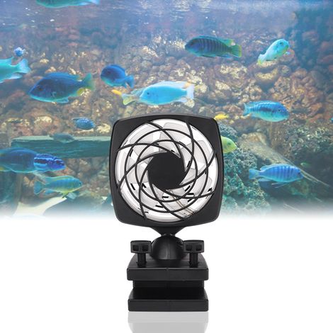Ventilateur d'aquarium, refroidisseur d'aquarium, système de refroidissement pour aquarium d'eau douce et d'eau salée, contrôle de la température, refroidissement (1/2)