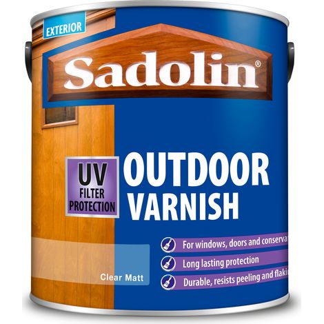 Sadolin Outdoor Varnish - Matt - 2.5L