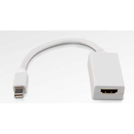 ROLINE Mini DisplayPort-HDMI Adapter HDMI tipo A (Standard) Bianco (1/2)