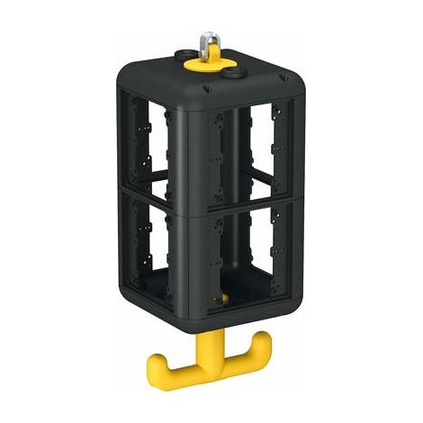 OBO Bettermann HoverCube IP20, con maniglia, vuoto 140x140x352 Poliammide nero grafite RAL 9011, 6109821