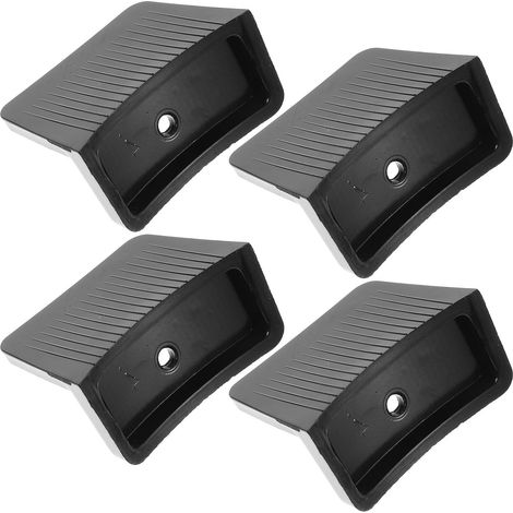 CCYKXA Set of 4 Insulated Bakelite Side Handles, Heat Resistant, Non-Slip Pot Handles for Kitchen Utensils, Replacement Accessories (1/5)