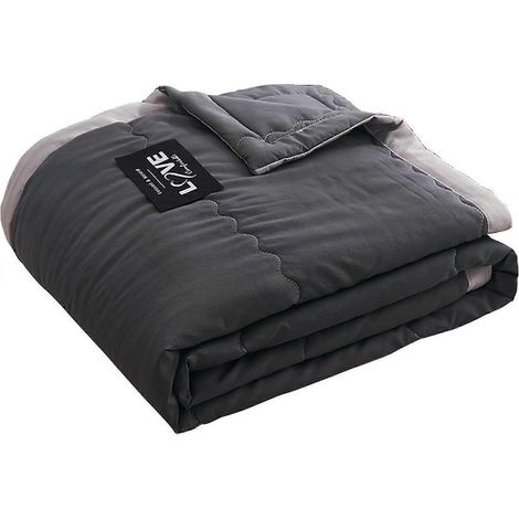 KLVGTIFS PU - Couverture rafraîchissante pour enfants et adultes, couverture d'été légère et glacée, couette rafraîchissante pour les personnes qui ont chaud et qui transpirent la nuit, en coton lavé (1/4)