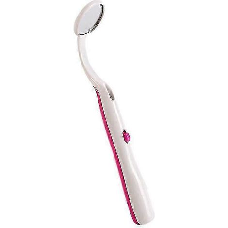 Zahnarztspiegel mit LED-Licht zur Instrumentenprüfung, wiederverwendbar – gut-Pink