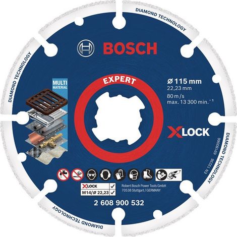 Disque diamant Expert Diamond Metal Wheel X-LOCK D.125mm foret 22.23mm