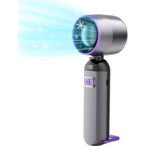 Éventail À Main Souffleur rechargeable silencieux 100 vitesses (1/5)