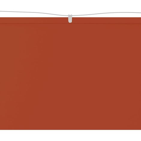 Auvent Marquise vertical, Store Banne pour Jardin Balcon Terrasse, Terre cuite 60x1000 cm Tissu oxford OIB4717E (1/5)