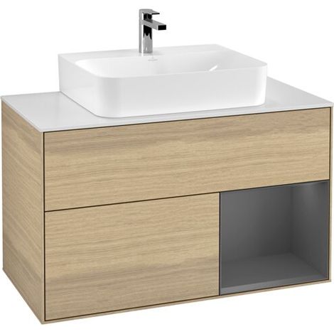 Villeroy & Boch G121GKPC Meuble sous-lavabo Finion G12 (1/2)