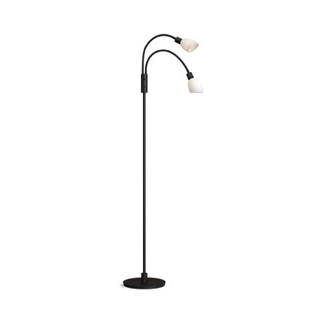 0 TaskFloorLampBlack,OpalGlass,SwitchOnLampFoot2xG9