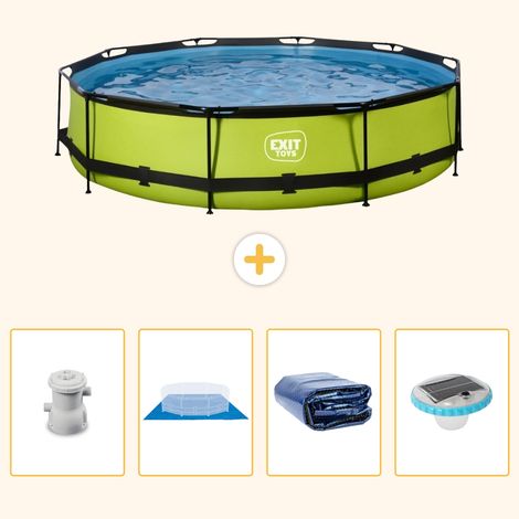 Exit-toys Piscine Exit Ronde - 360x76 cm - 5-pièces S272 (1/5)