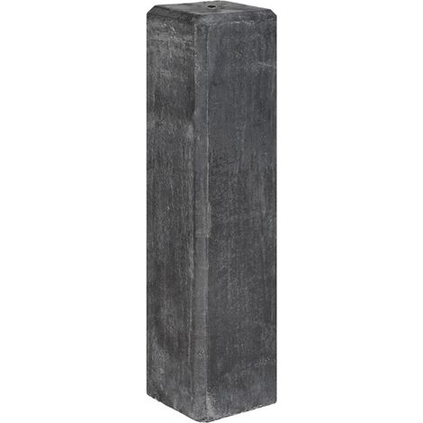 Betonfüße 18 x 18 x 50 cm Anthrazit gerades Modell - pro Stück