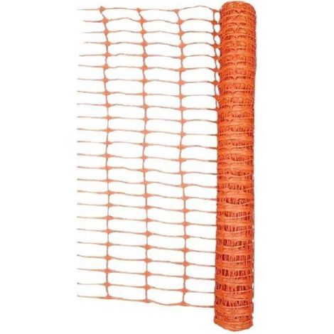JAR malla proteccion obras 1m. roja (50ms.) (caja 50) , 0METROS