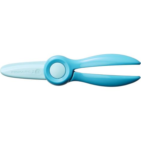 Primeras tijeras para niños a partir de 2 años - hojas de plástico - azul FISKARS