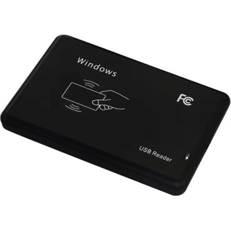 Lecteur RFID USB 125 kHz EM4100 ID Carte à puce sans contact TK4100 Support Window System
