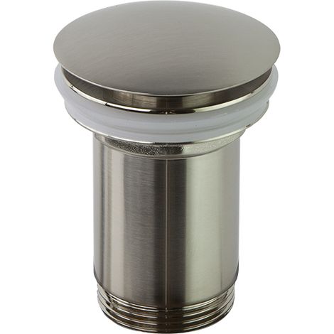 Bonde Clic-Clac en laiton, Nickel brossé - 1219LNC