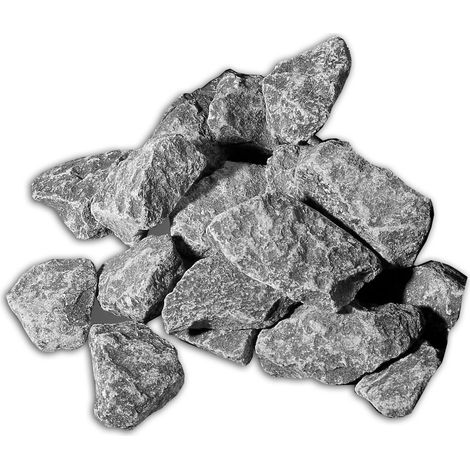 FinnTherm Finnische Saunasteine - Körnung bis 10 cm - 20 kg Box Zubehör aus Stein