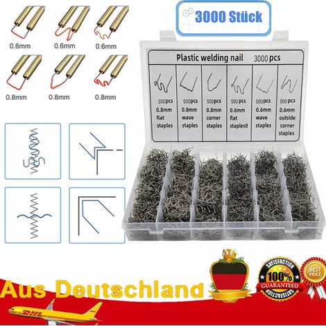 3000 pinces pour machine à souder, réparation de plastique automobile, soudage de plastique pour véhicules (1/5)