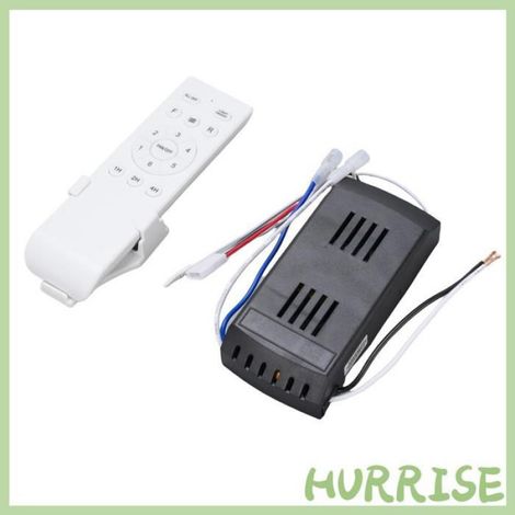 Kit de télécommande de ventilateur de plafond, récepteur de contrôleur de lumière de ventilateur de plafond DC 6 vitesses avec (1/4)
