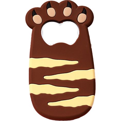 1 ouvre-bouteille magnétique Divers accessoire de portail, forme griffe de chat, silicone et métal, pour réfrigérateur et bar (1/5)