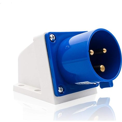 Fiche 3 broches pour caravane 16 A/32 A 240 V Courant rotatif Prise courant fort IP44 Utilisation industrielle (1/5)