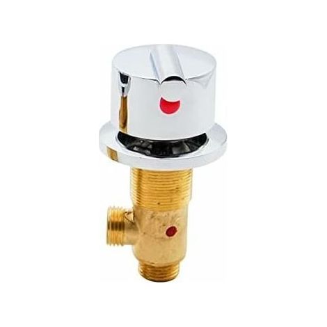 Bathtub faucet, shower faucet, bathroom faucet, hot and cold water faucet, mixer tap made of solid brass, hole faucet, leaf handle (1/5)