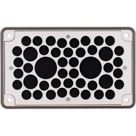 Flasque isolant IP54 40xEp 10 13mm +4xEp 17 21mm +2xEp 27 30mm 000010145 EATON F3A D