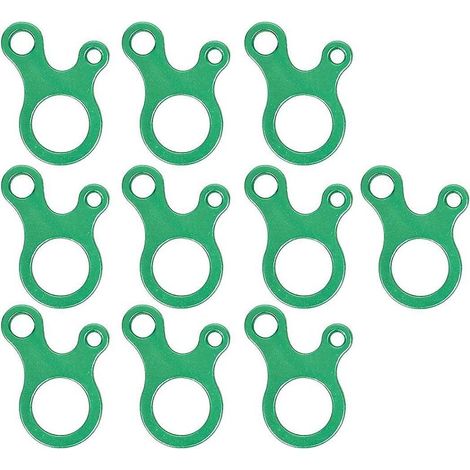 10pcs Tendeur De Tente 1 Trous Tendeur De Corde De Hauban Alliage Daluminium Camping Randonne Corde Accessoire (1/5)