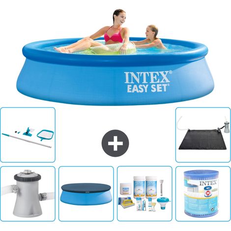 Intex Piscine Easy Set Ronde - 244x61 cm - 7-pièces S30761 (1/5)