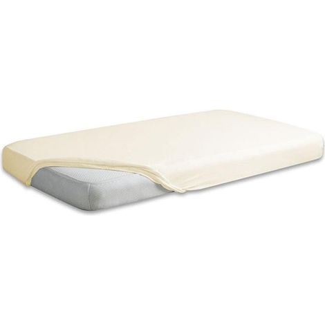 Lenzuolo jersey PREMIUM con gomma 150x190, 160x200x20, ecru02, MATEX