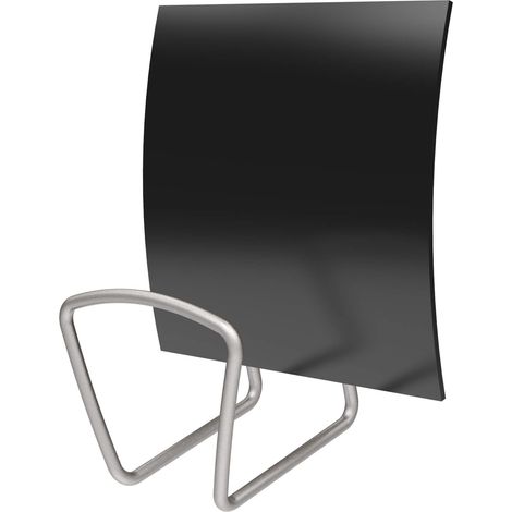 Patère Magnétique - Acier - Noir - Porte Manteau - 8x6.5x14.5 cm - Charge 5kg - Patère Murale Magnétique (1/4)