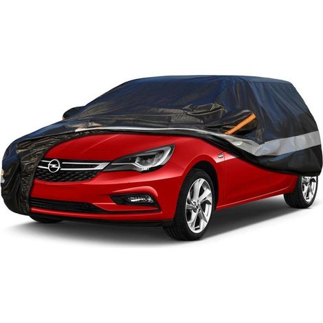 10-Schicht Autoabdeckung wasserdicht atmungsaktiv für Vauxhall Astra (1991-2023) Schwarz (1/5)